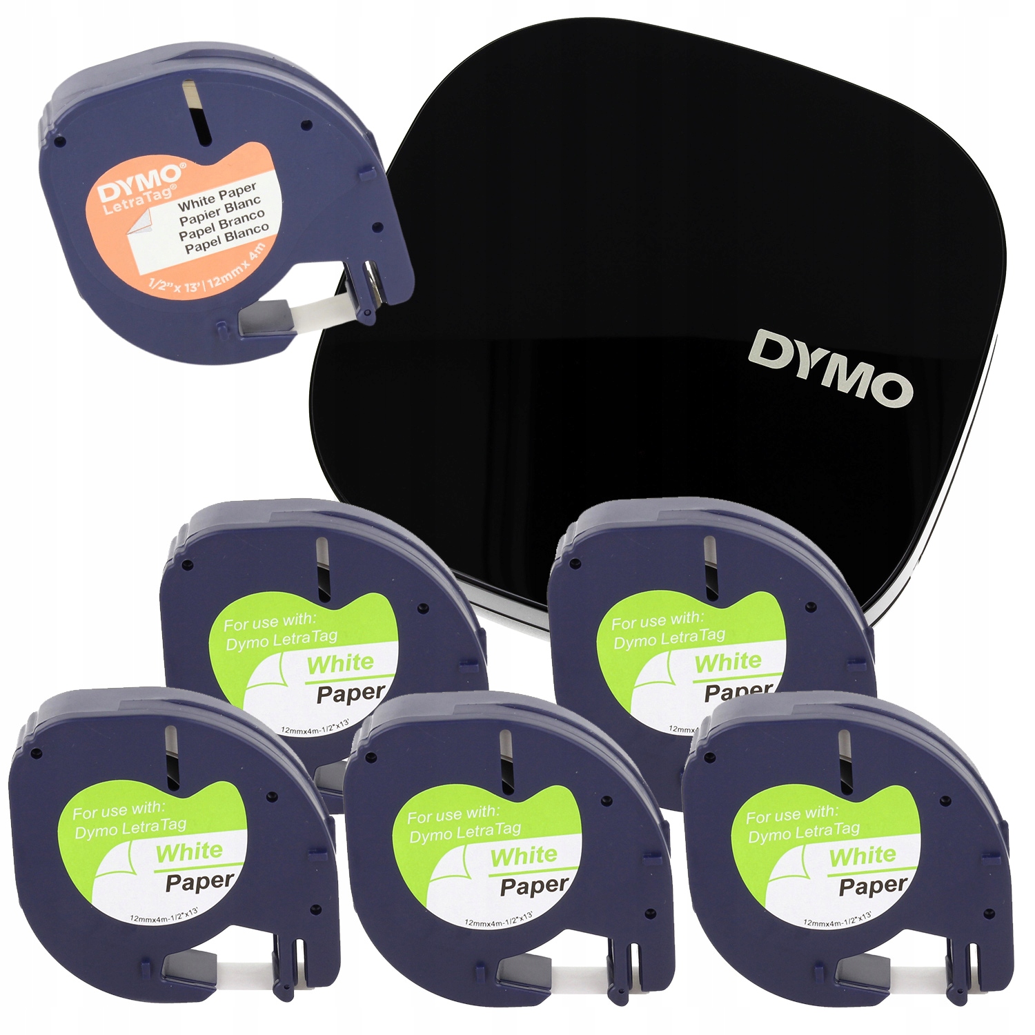 

Zestaw Drukarka Dymo LT-200B 5pak taśm Lt 59421