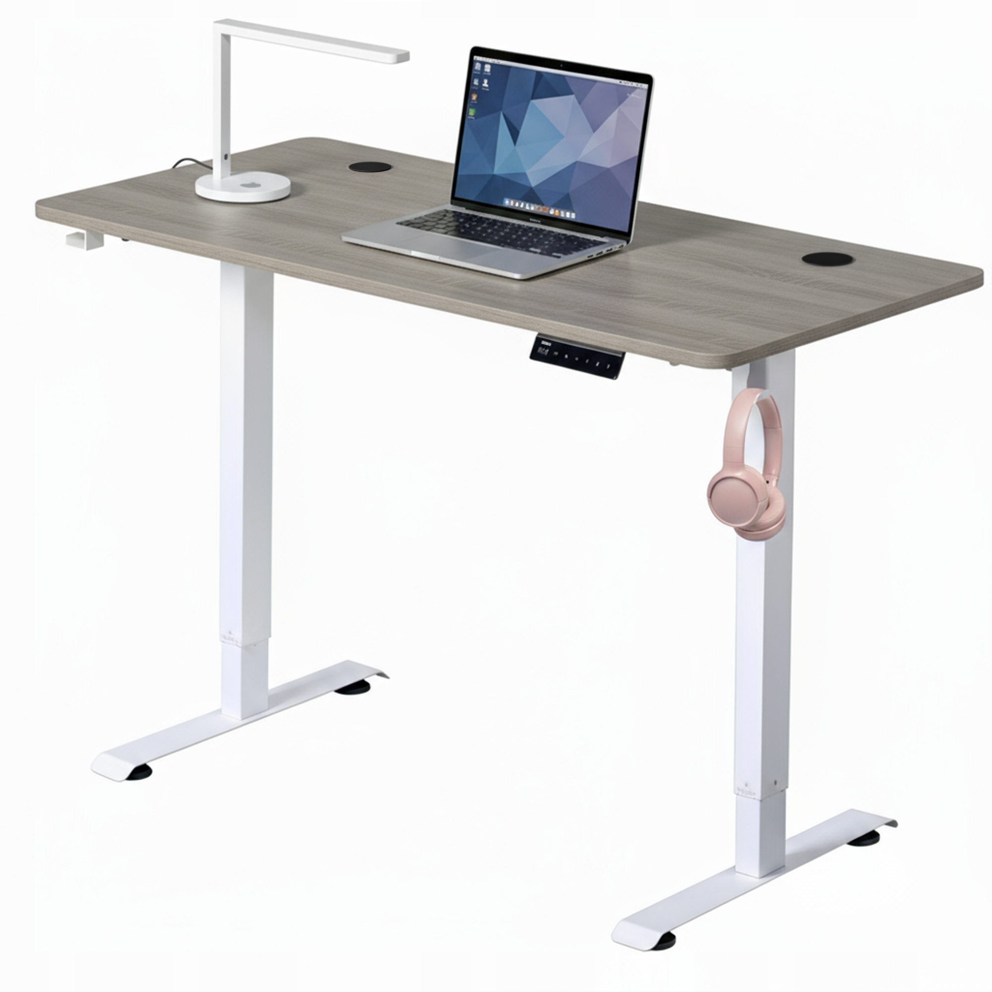 Bostý Elektrický Výškovo Nastaviteľný Herný Počítačový Stôl 73-118 CM