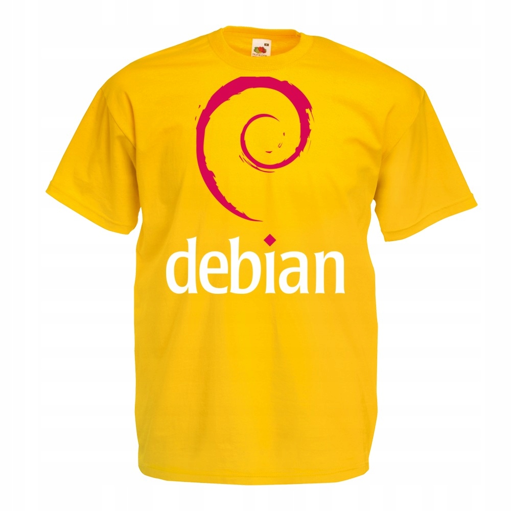 

Koszulka z nadrukiem debian logo It informatyk XL
