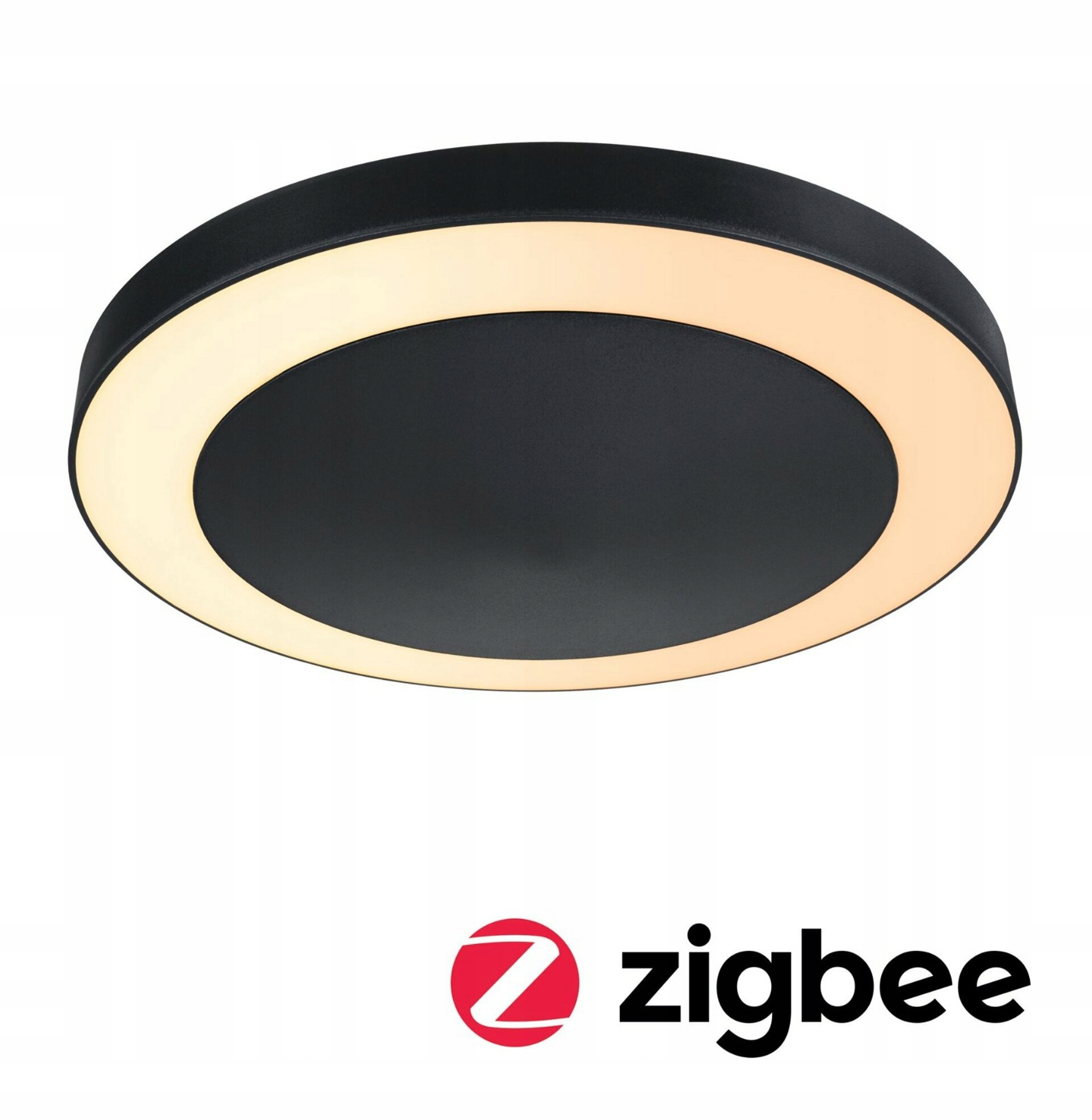 Paulmann Led stropné svietidlo Zigbee Circula 320mm Cct IP44 antracit 14W
