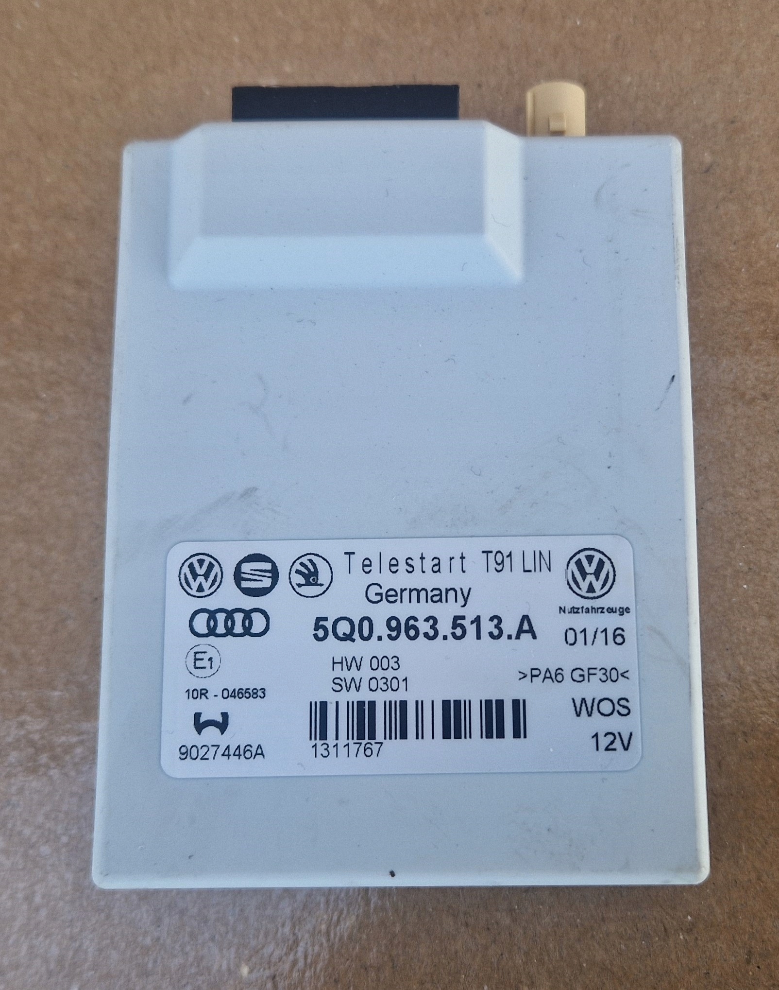 control unit WEBASTA 5Q0963513A VW SKODA original