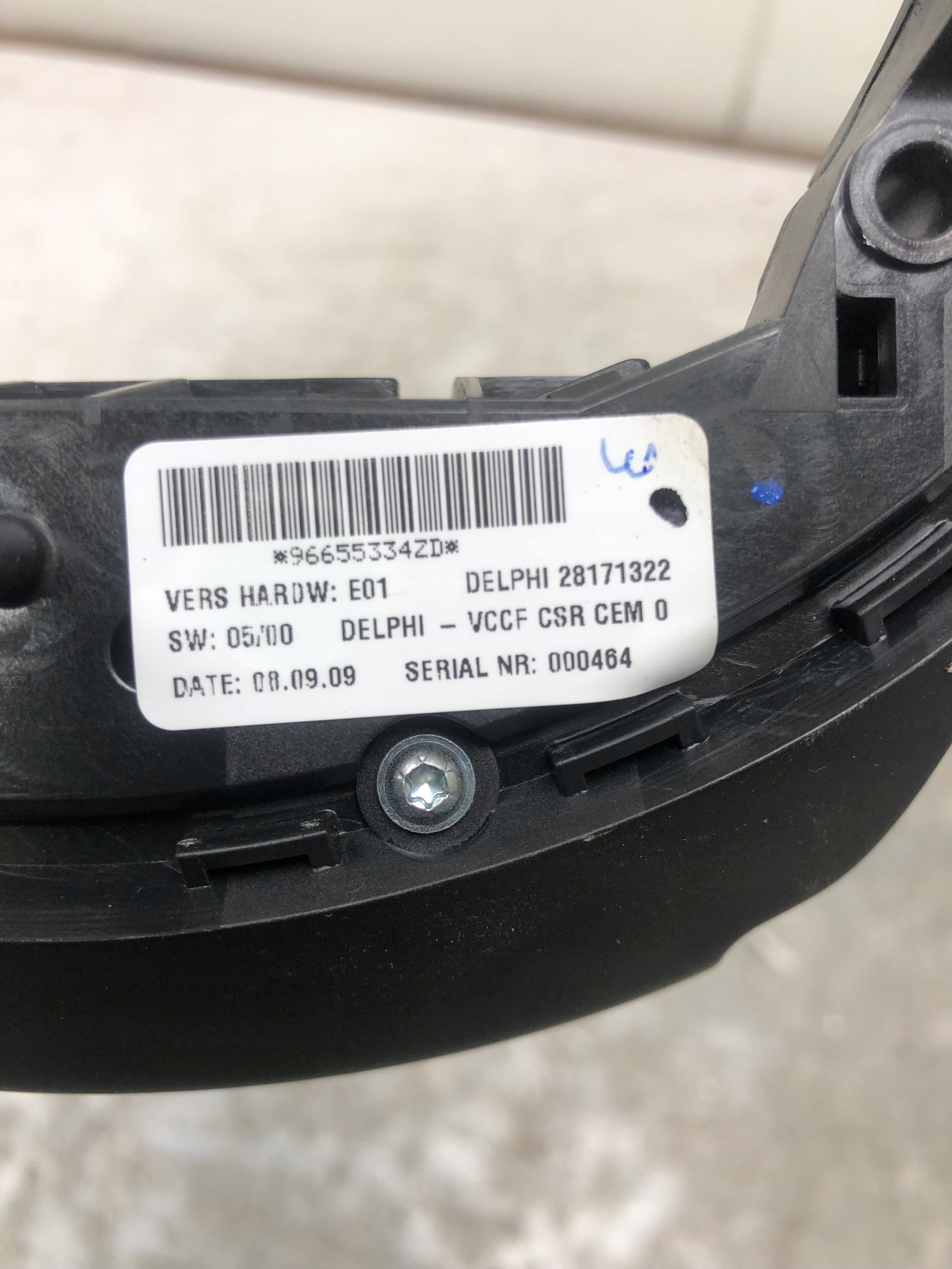 MULTIFUNKCJA Volant CITROEN C5 III 96655334ZD
