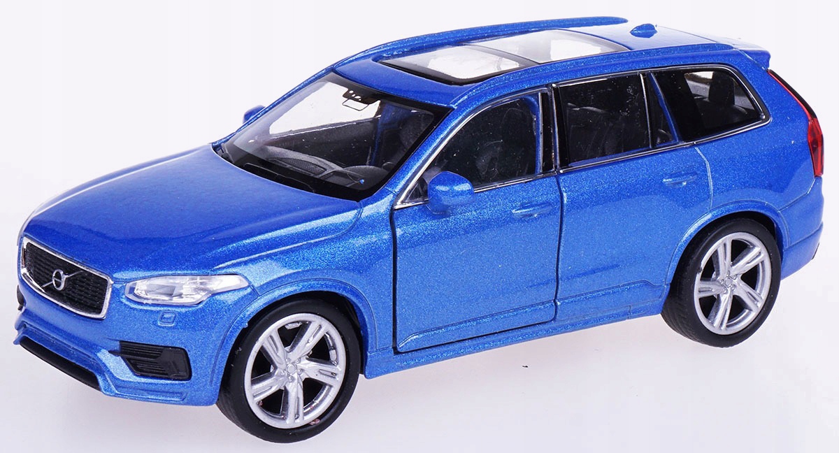 VOLVO XC90 MODEL METALOWY WELLY 1:34/39 NIEBIESKI Model VOLVO XC90