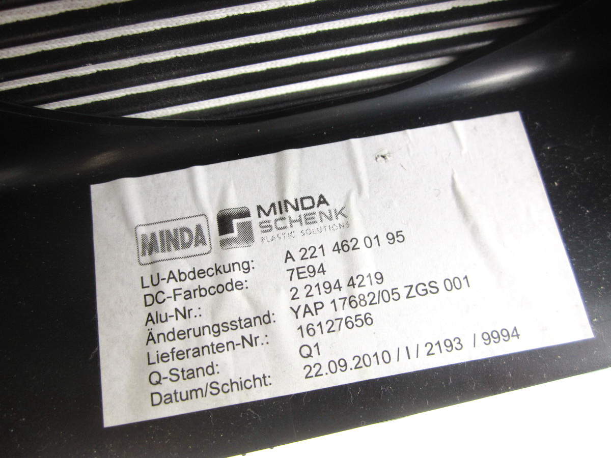 kryt obal volantu Mercedes W221 Lift 7E94