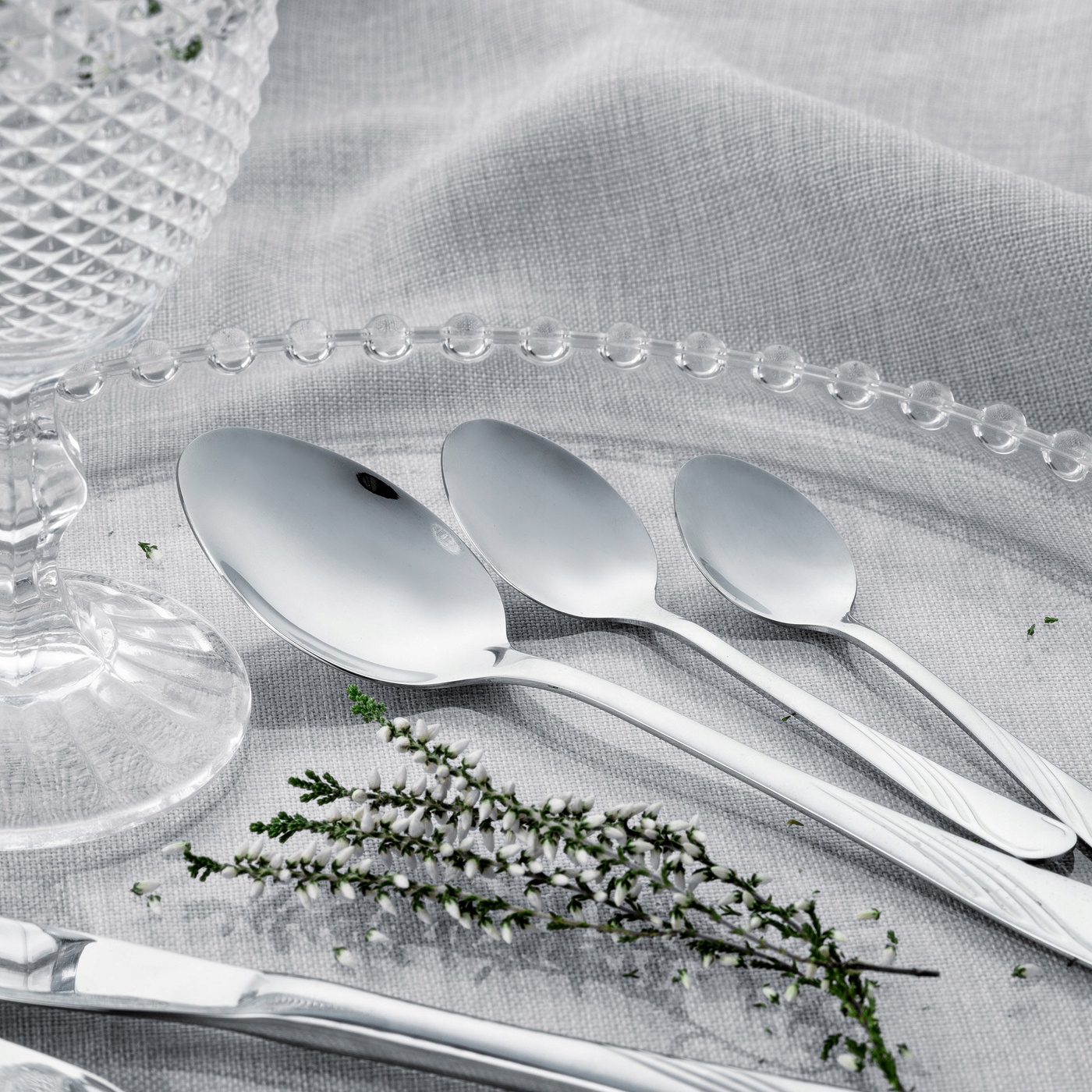 Komplet sztućców Florina Mozart Flock dla 6 osób 36 elementów Linia MOZART