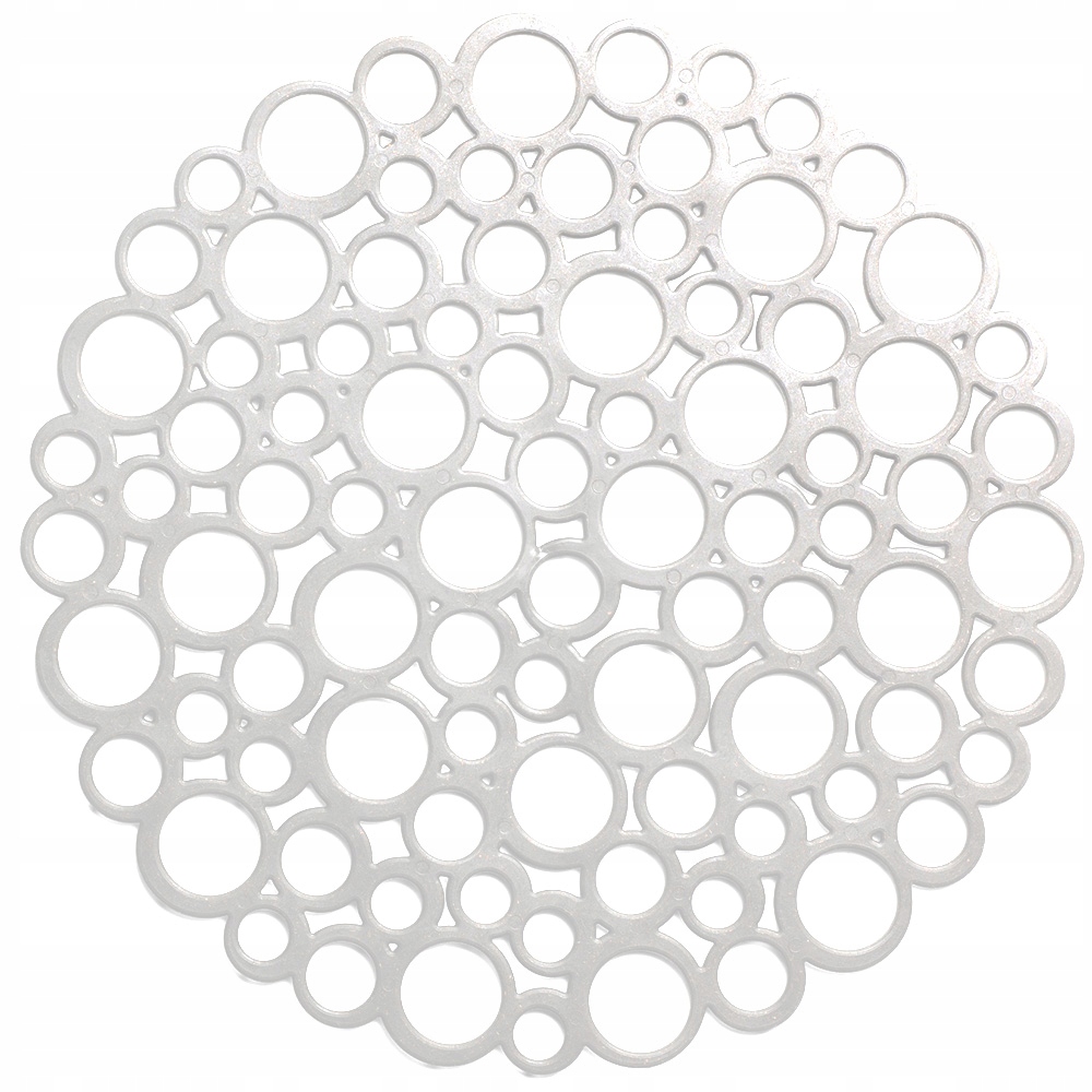 MATA KRATKA PODKŁADKA DO ZLEWU OKRĄGŁA BIAŁA 30CM Marka D-D