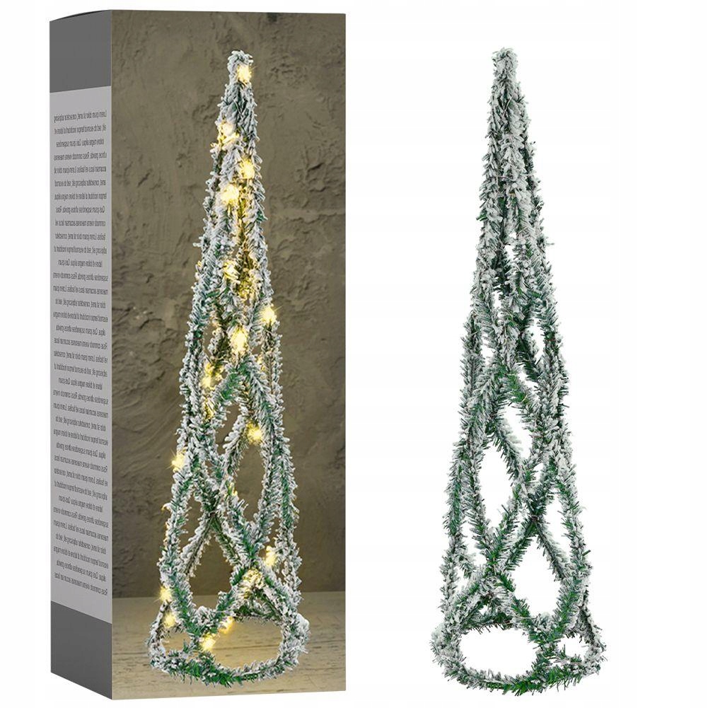 

Choinka świecąca stożek 30 Led 60 cm