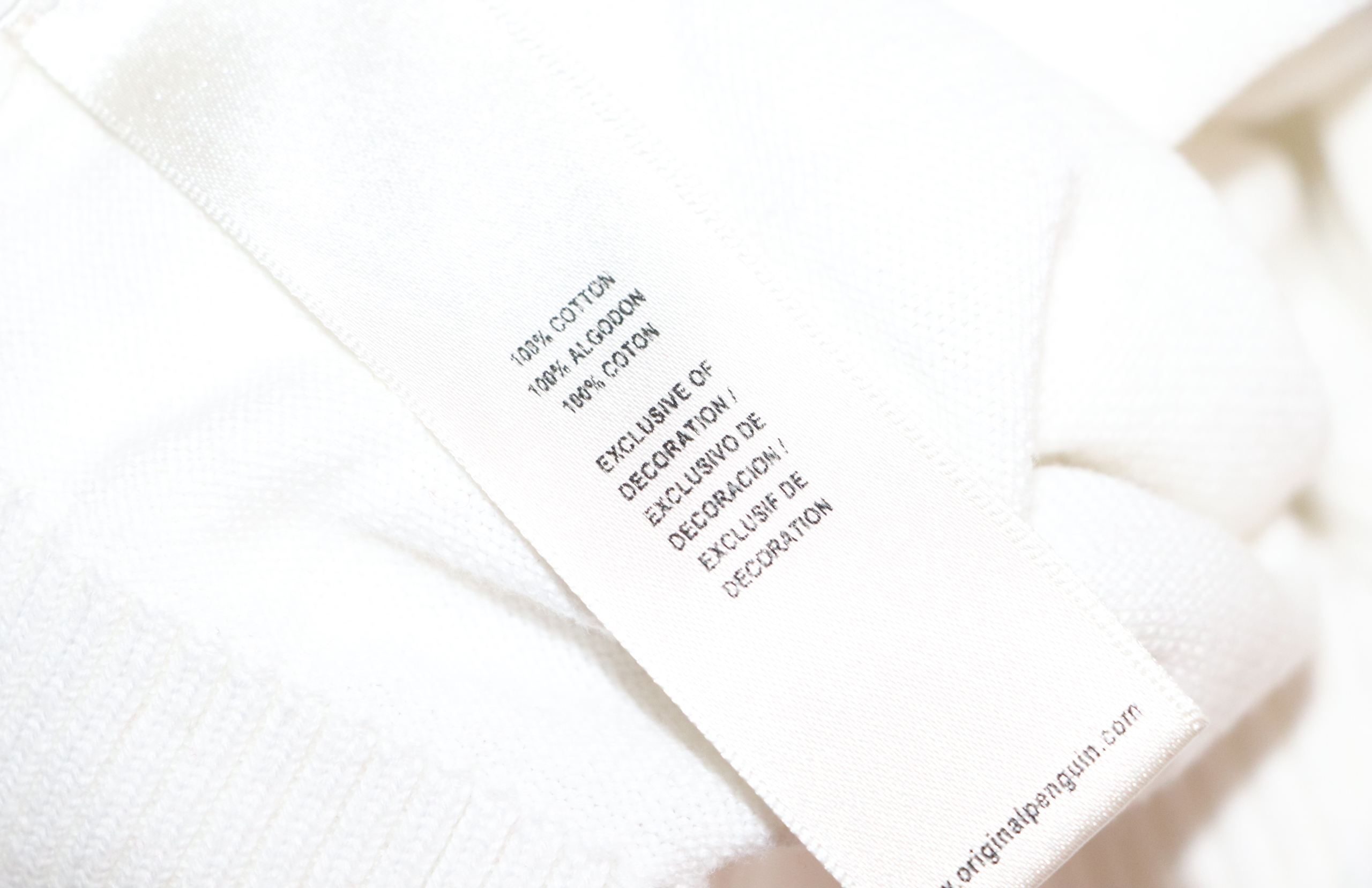 PENGUIN Sweter Pulower Męski / XL Kolor biały