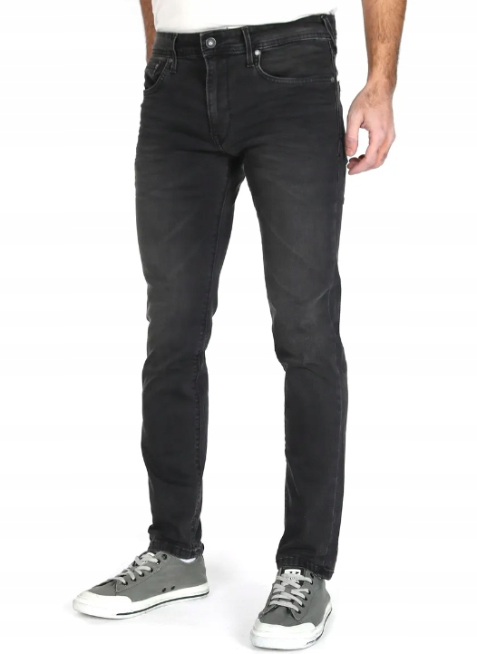 Pepe Jeans Černé Pánské Dlouhé Džínové Kalhoty 32/32 1Z1