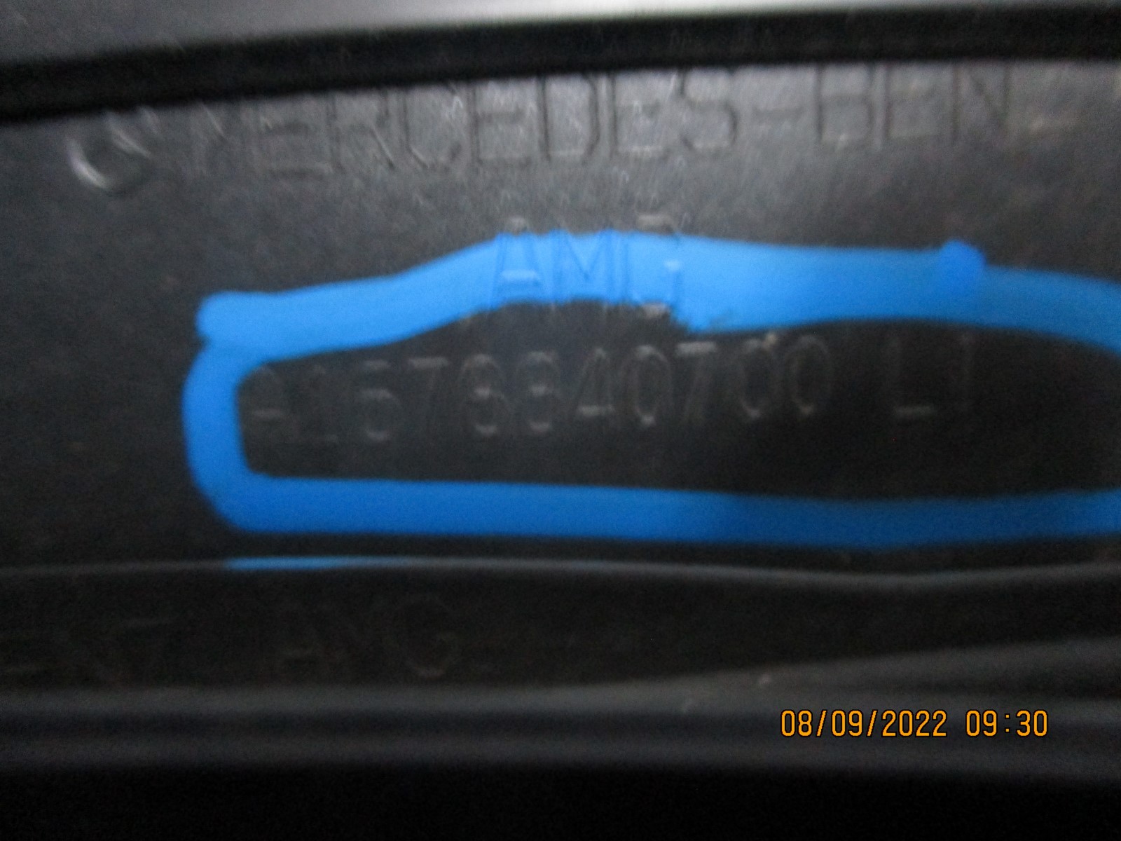 Copertura per parafango MERCEDES GLE AMG A1678840700