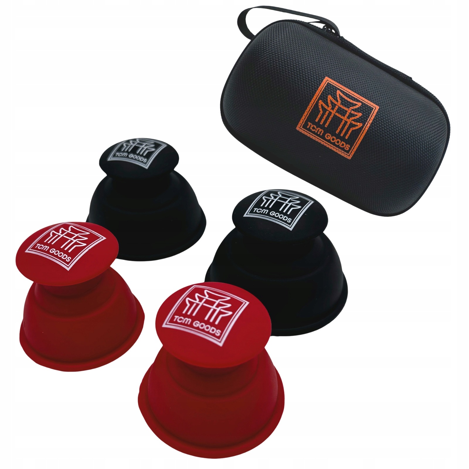 Zestaw sportowych baniek silikonowych 4 szt. etui Tcm Goods