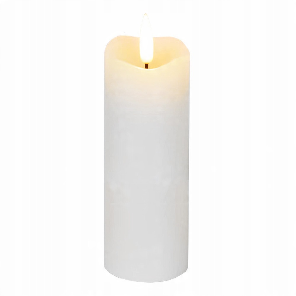 

Świeczka Led Na Baterie Świeca Lampka Biała Duża