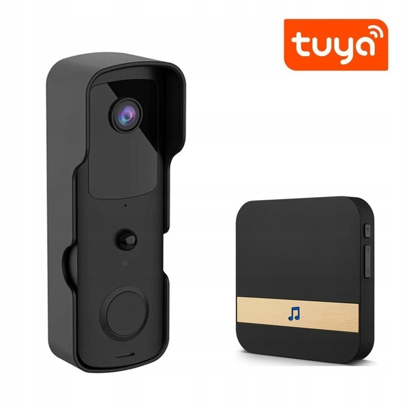 Videovrátnik Wifi Kamera Full Hd Domofon Tuya Smart V Poľštine Zvonček
