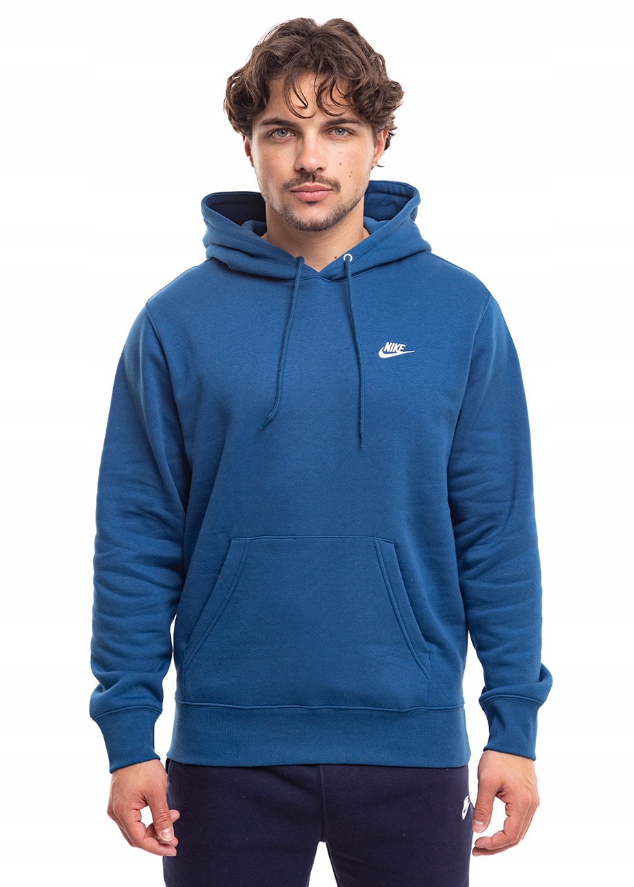 Pánská Mikina Nike Sportovní bavlněná S Kapucí Club Bb vel XXL