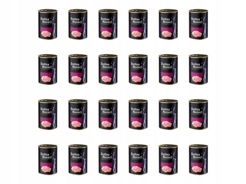 Karma dla kota Dolina Noteci Premium Indyk 24 x 400 g