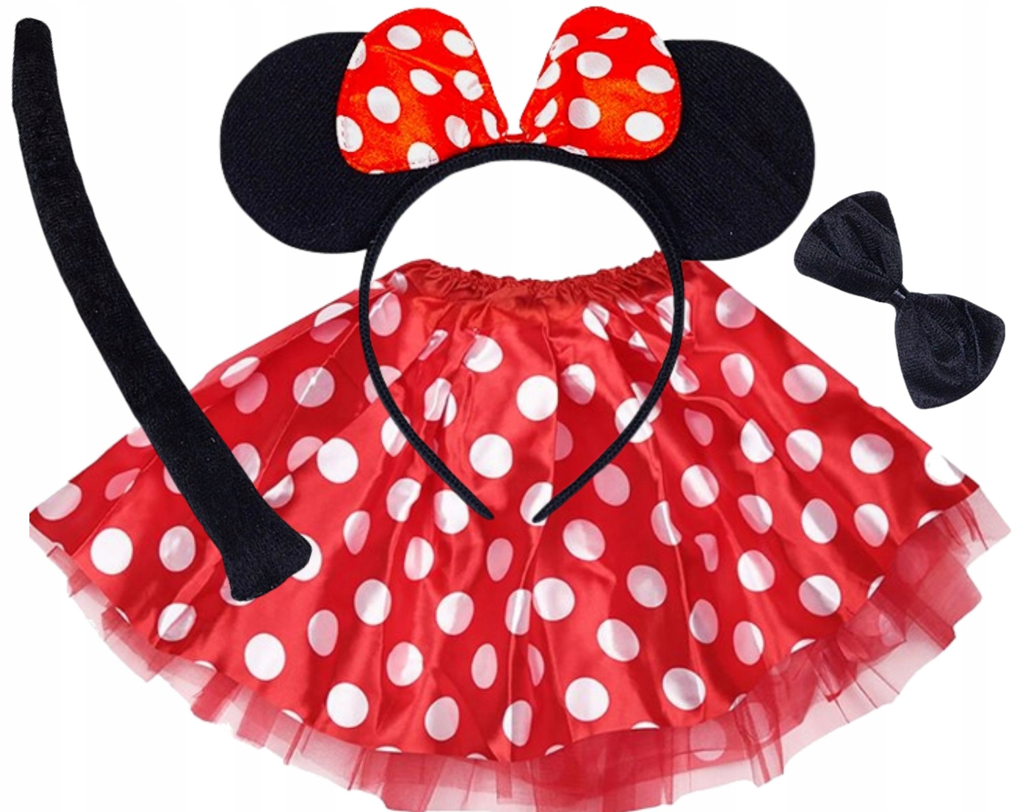 

Strój Myszka Minnie Przebranie Miki Zestaw na Bal