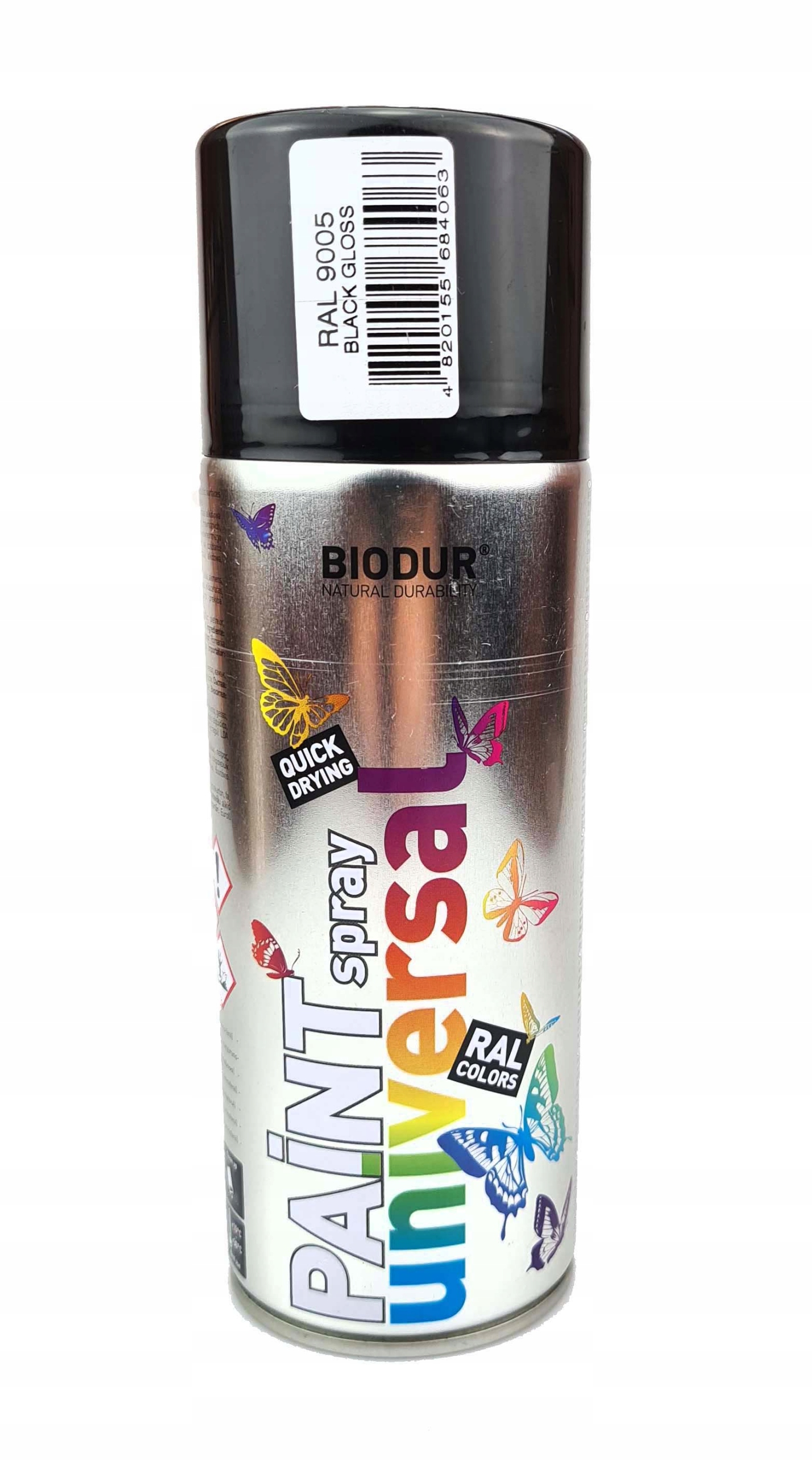 

Farba Emalia Spray Czarny Połysk Ral 9005 400ml