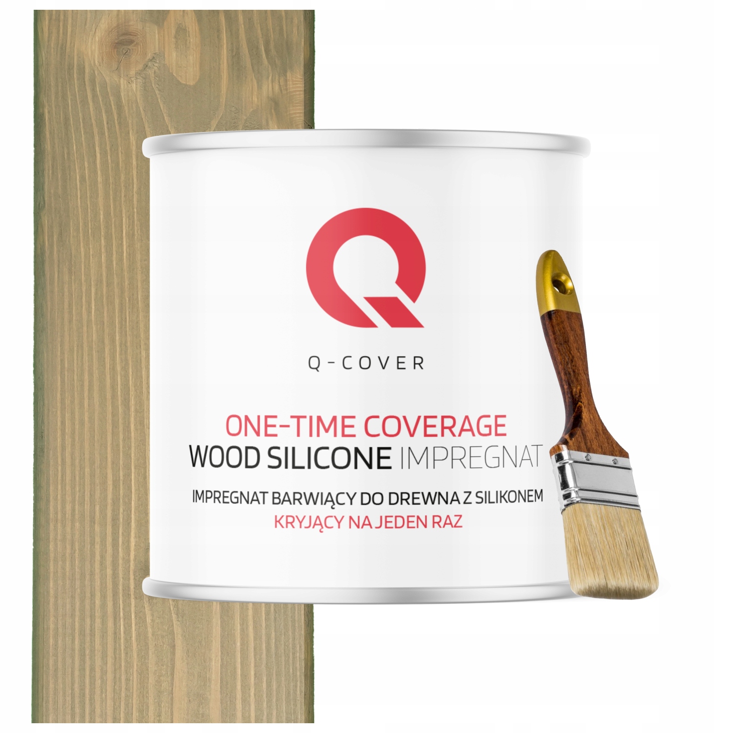 Impregnace Na Dřevo Na Jedno Použití Barva Šedá Žlutá 2,5L Dárek