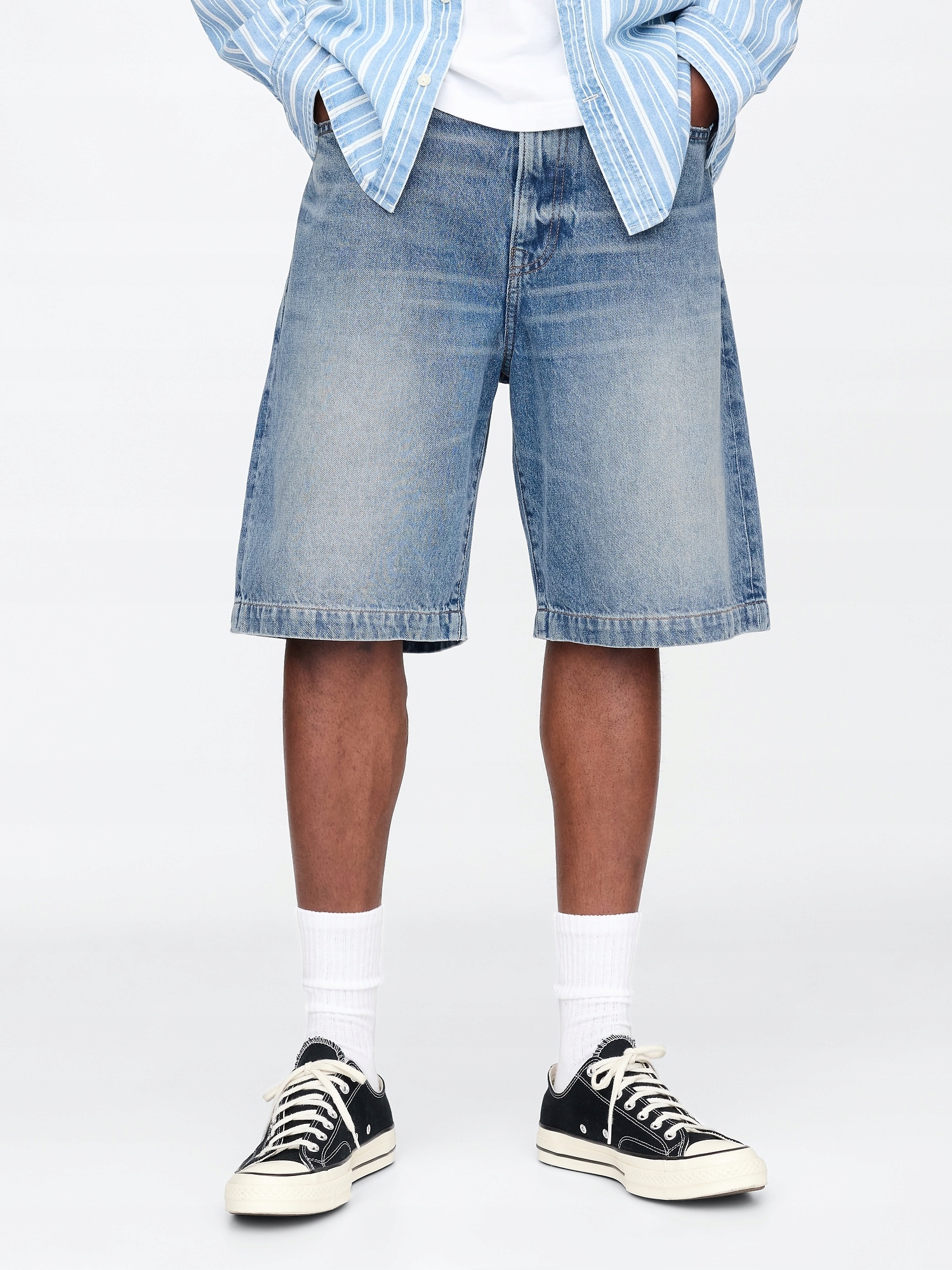 Gap Džínové kraťasy 90s Loose