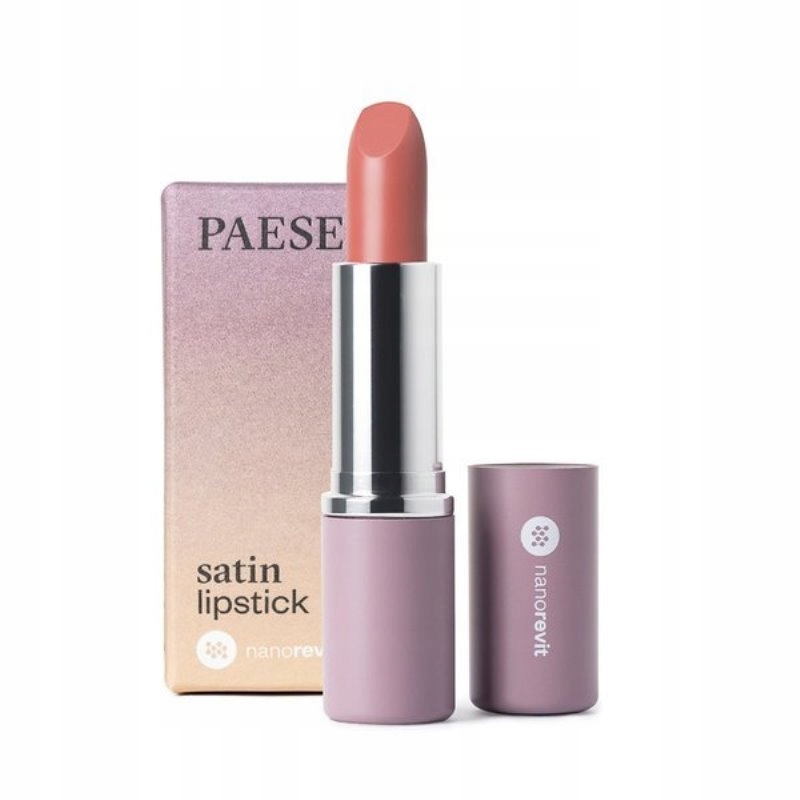 

Paese Satynowa szminka Nanorevit 21 soft peach