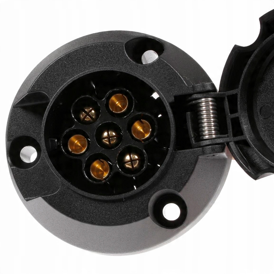 

Gniazdo Przyczepy 7 Pin 12V Plastikowe Solidne