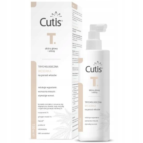 Cutis T Trychologiczna wcierka na porost włosów, 150 ml