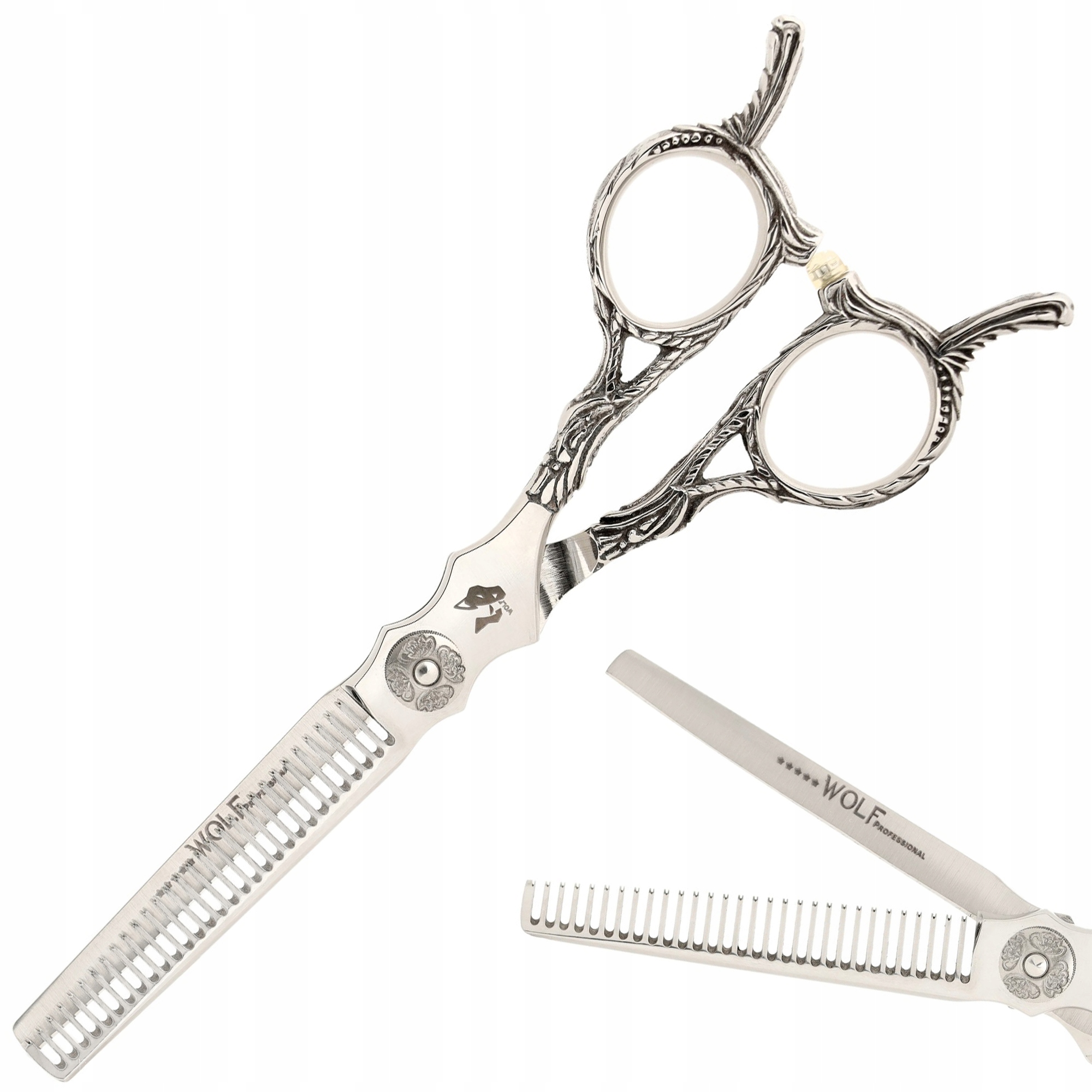 Barberské kadeřnické degustace pro stínování vlasů offsetové rovné 5,5