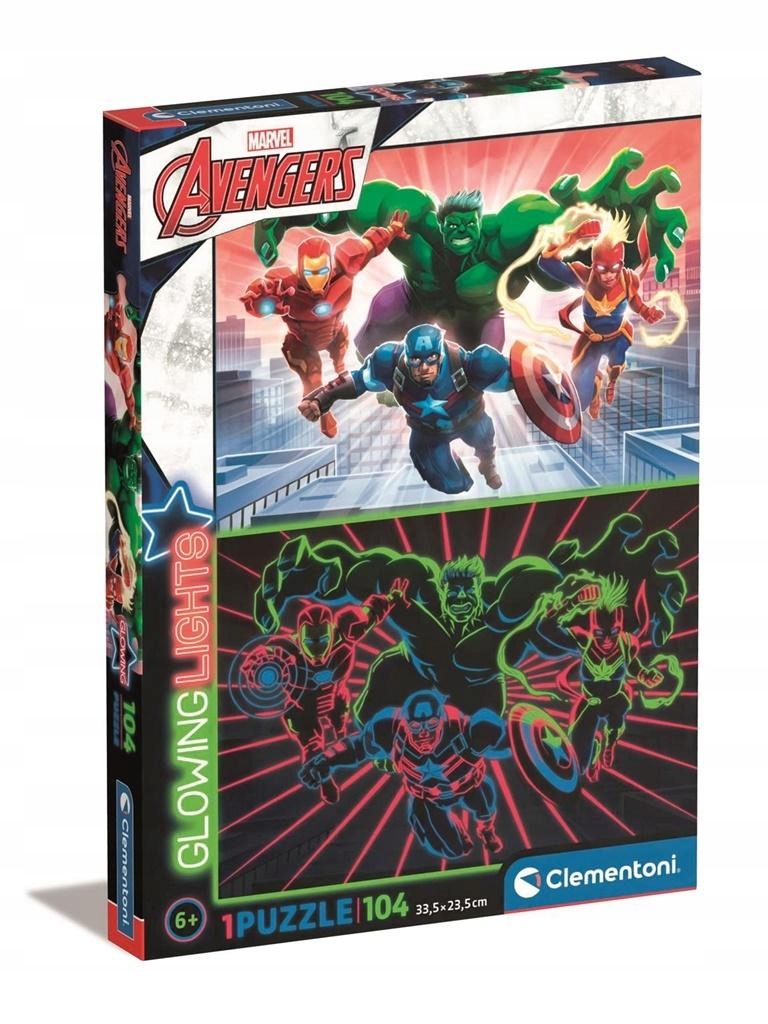 

Puzzle 104 Glowing Avengers