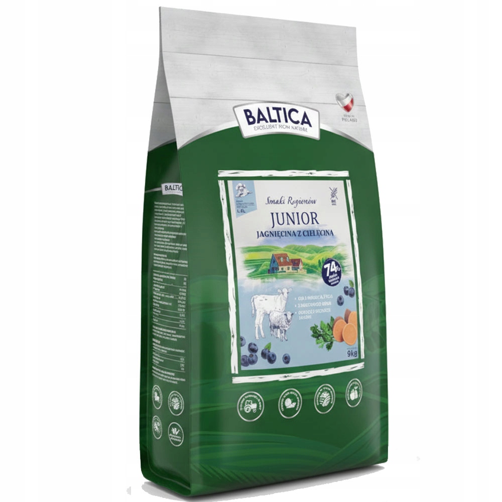 Baltica Smaki Regionów Junior Jagnięcina Z Cielęciną S/xl 9kg Szczeniak