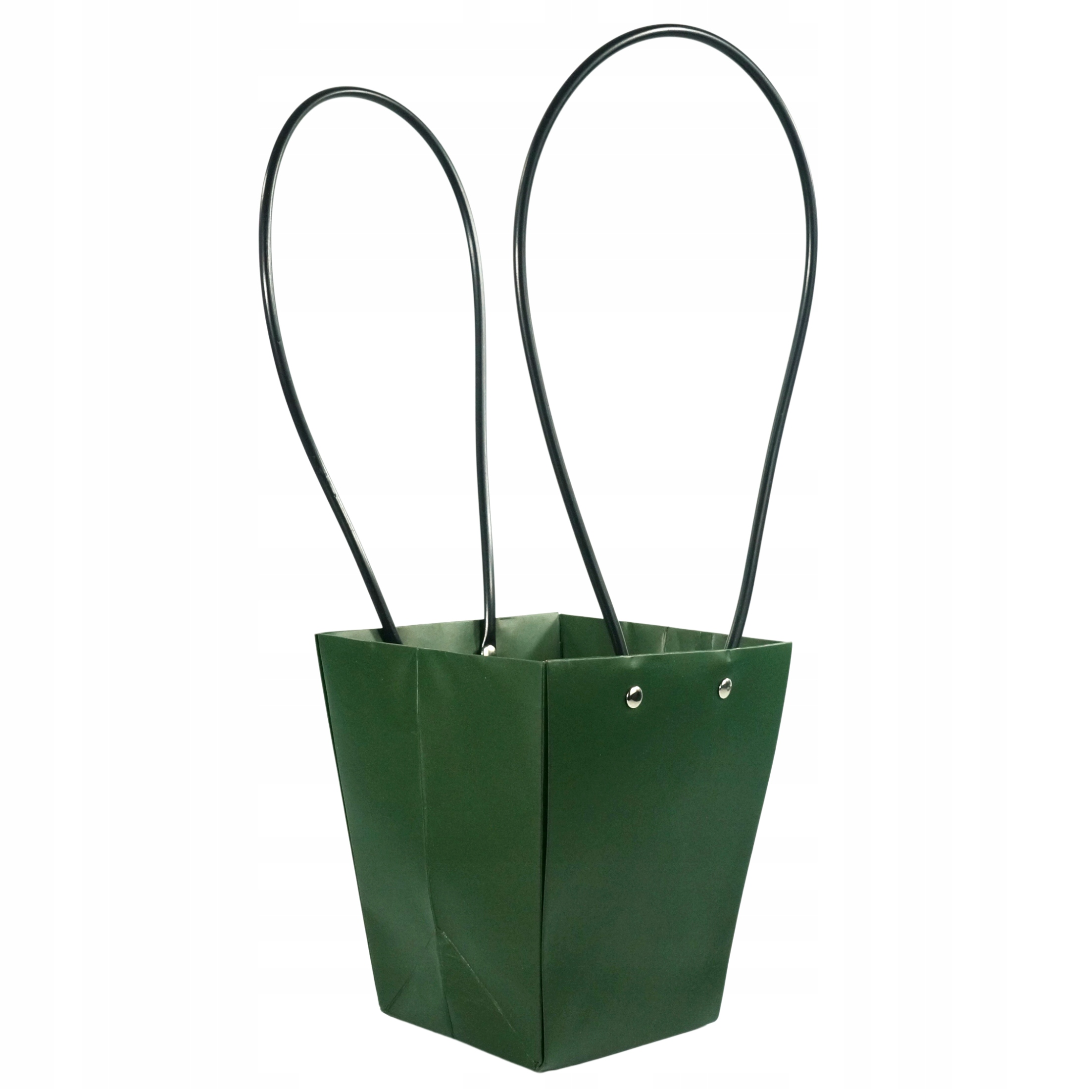 

Torebka papierowa zielona kwiaty 38 cm