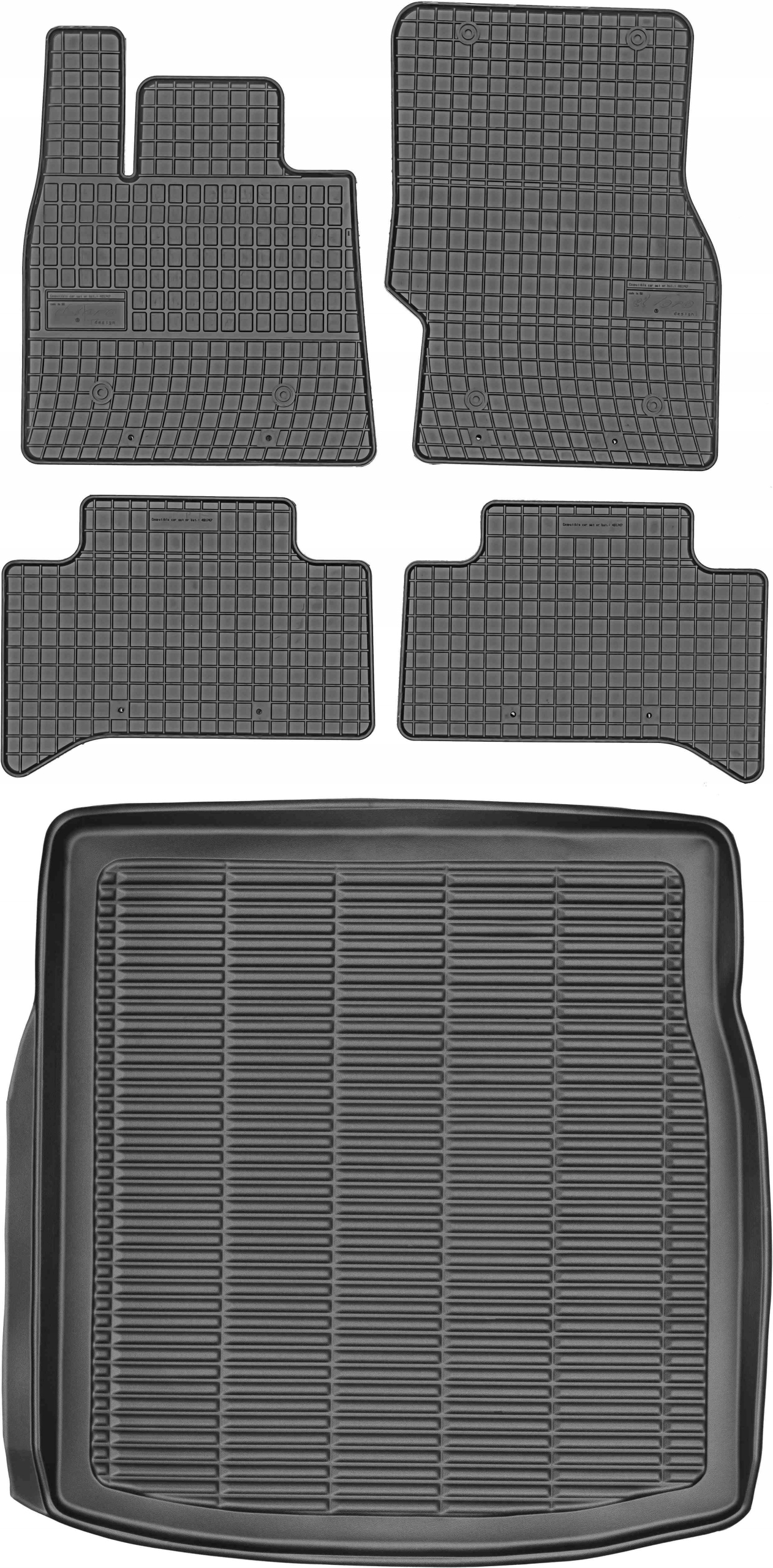 Килимки Max-Килимок резинові 910006+401747 5 el.