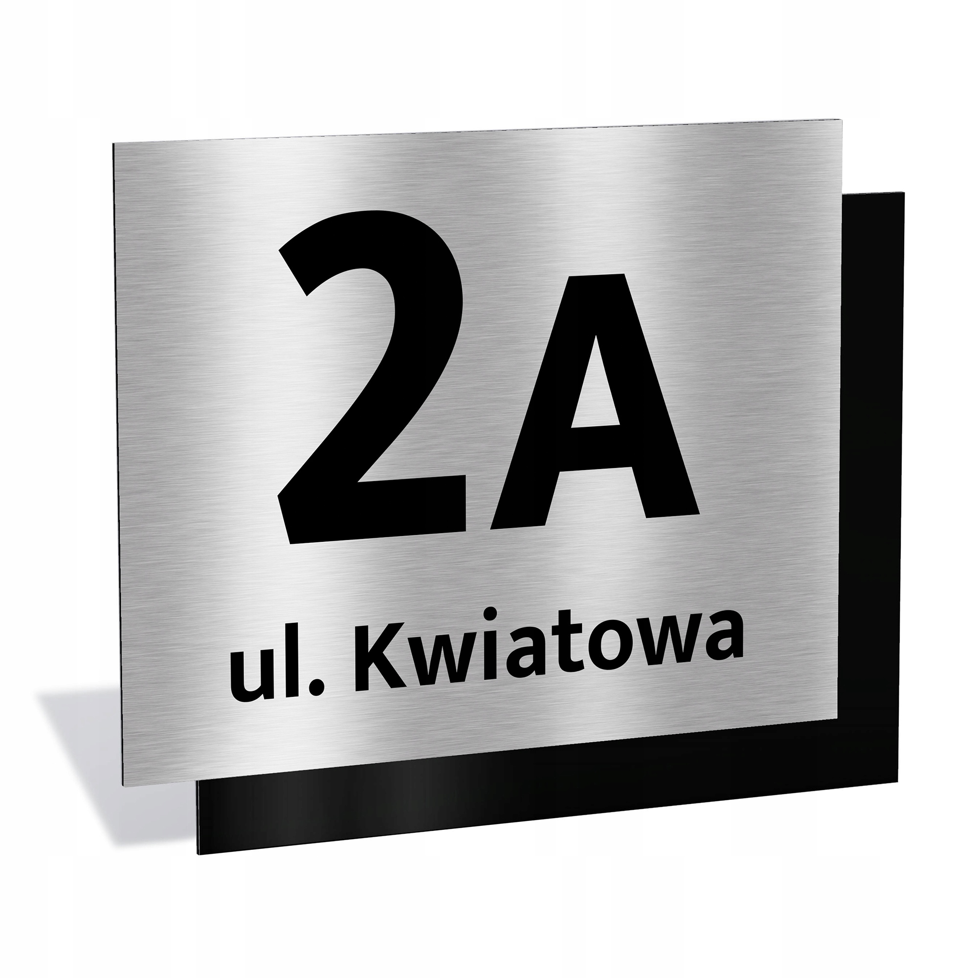 tabliczka tablica ADRESOWA numer domu 22x27 alu.