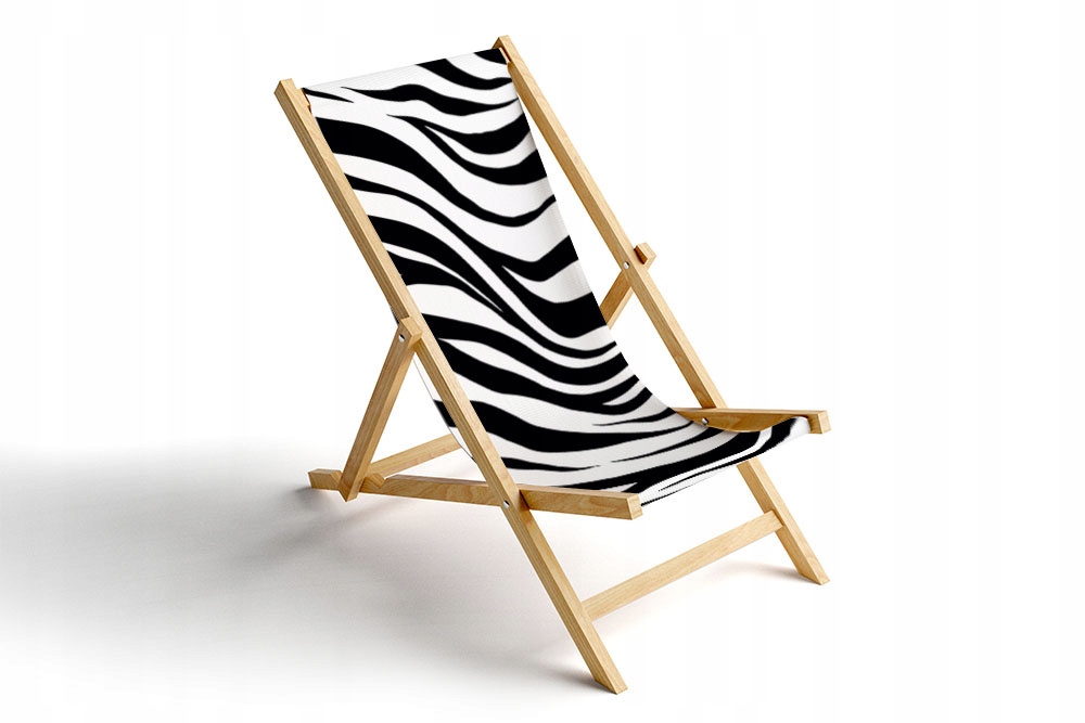 Dřevěné Lehátko jako dárek Vzor Zebry
