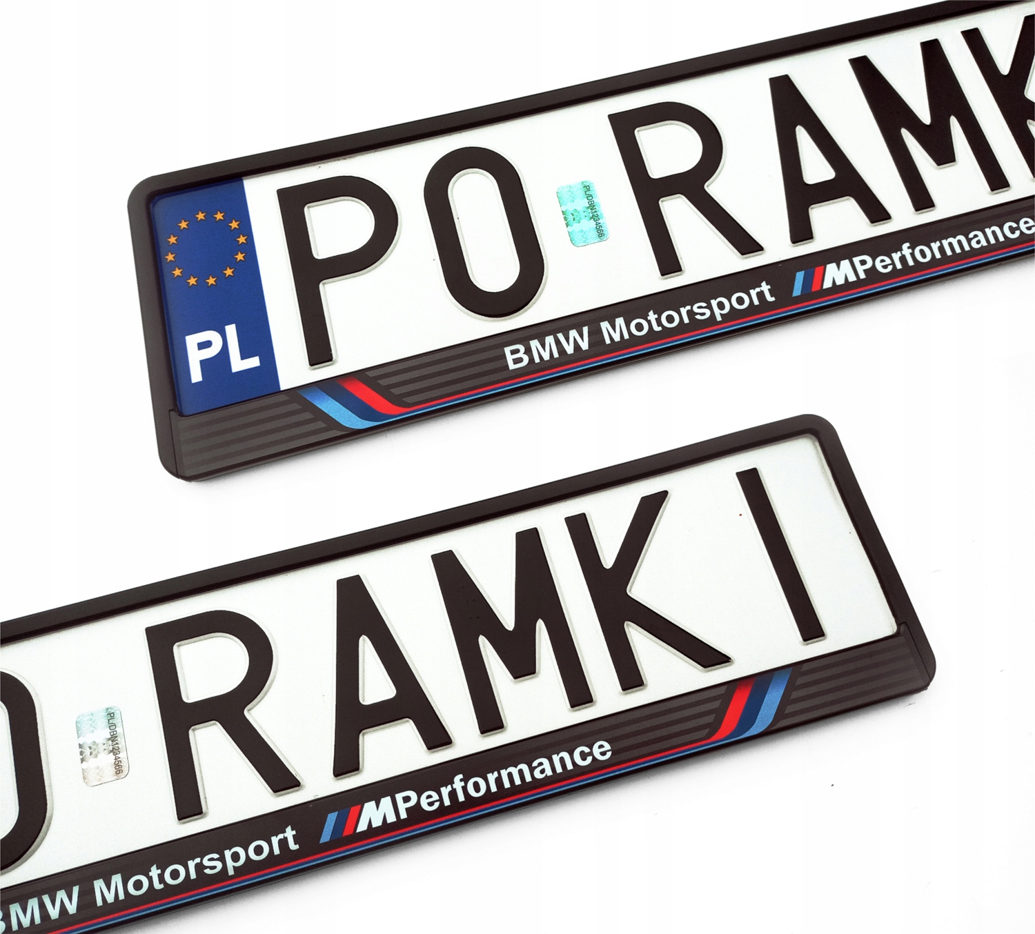 Bmw Mperformance 1 3 5 7 X1 X2 X3 X4 X5 X6 ramki do tablic rejestracyjnych