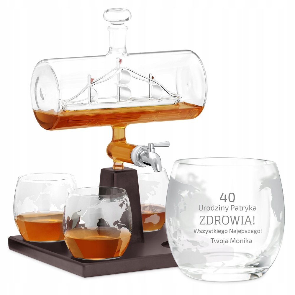

Na Urodziny Karafka Do Whisky Z Grawerem