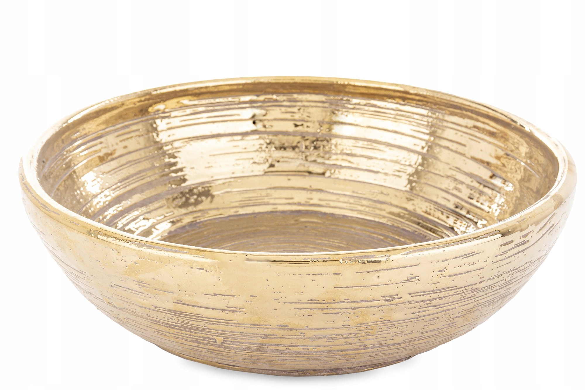 Patera Misa miska miseczka salaterka ceramiczna złota 32cm taca dekoracja
