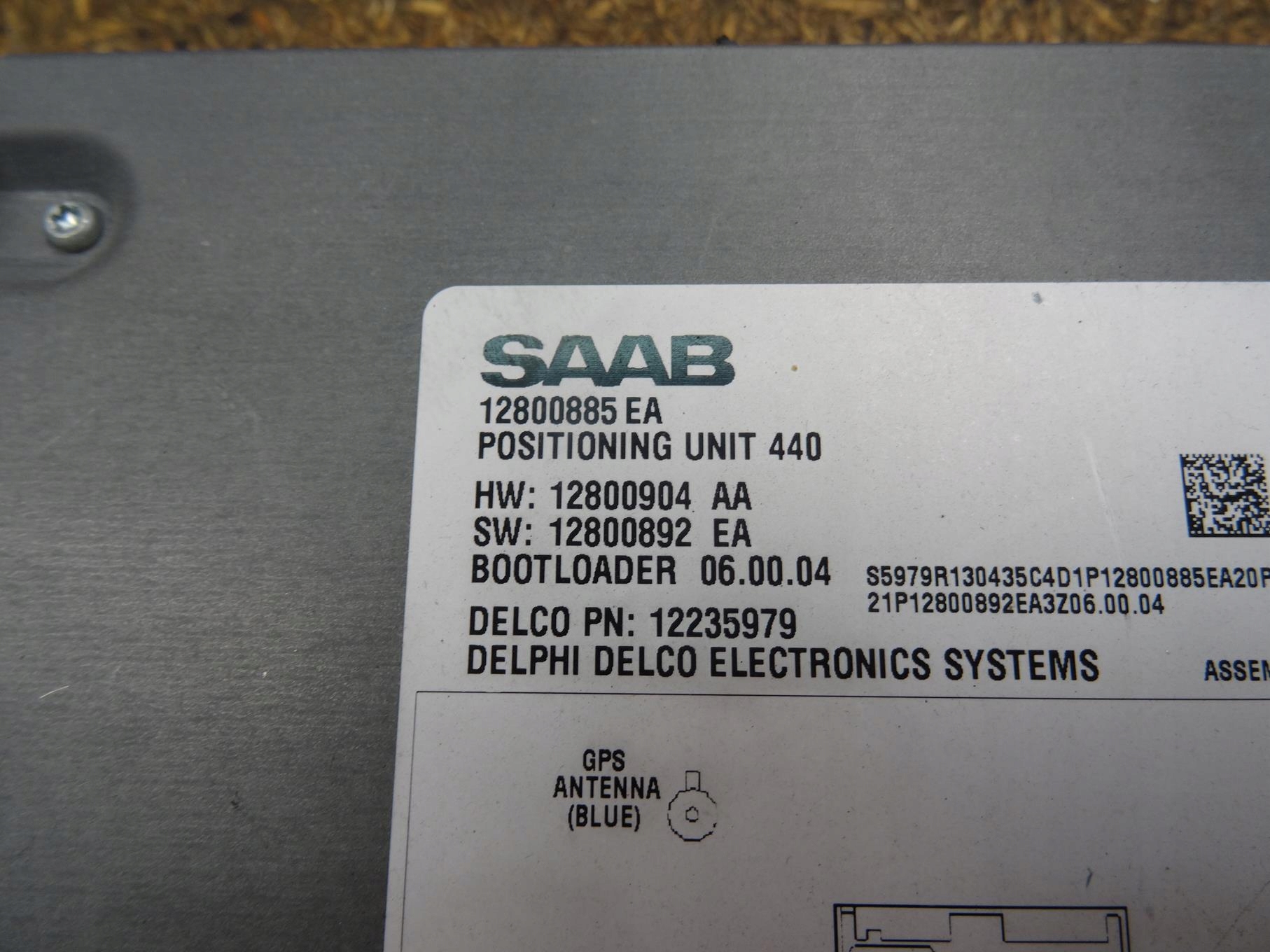 SAAB 93 9-3 module control unit navigation devices GPS 12800885 12800904 12800892