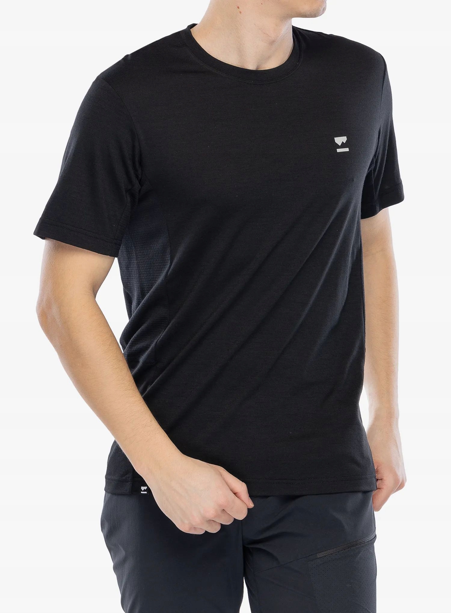 Merino tričko Mons Royale Tarn Merino Shift T-Shirt černá M