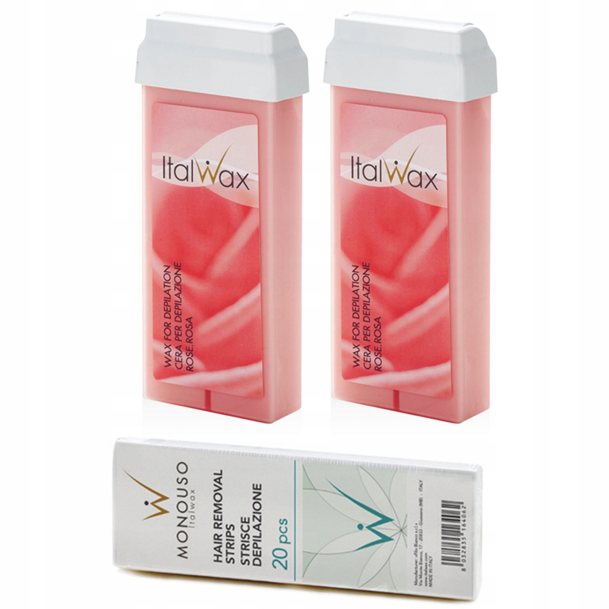 2+1 GRATIS DEPILACJA woski rolka rose paski ITALW