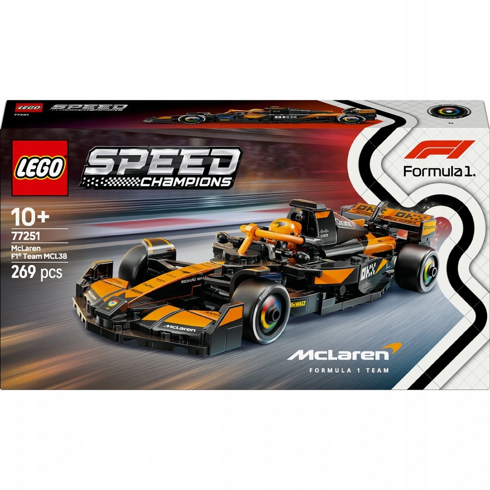 Lego Speed Champions Závodní auto McLaren F1 Team MCL38 77251