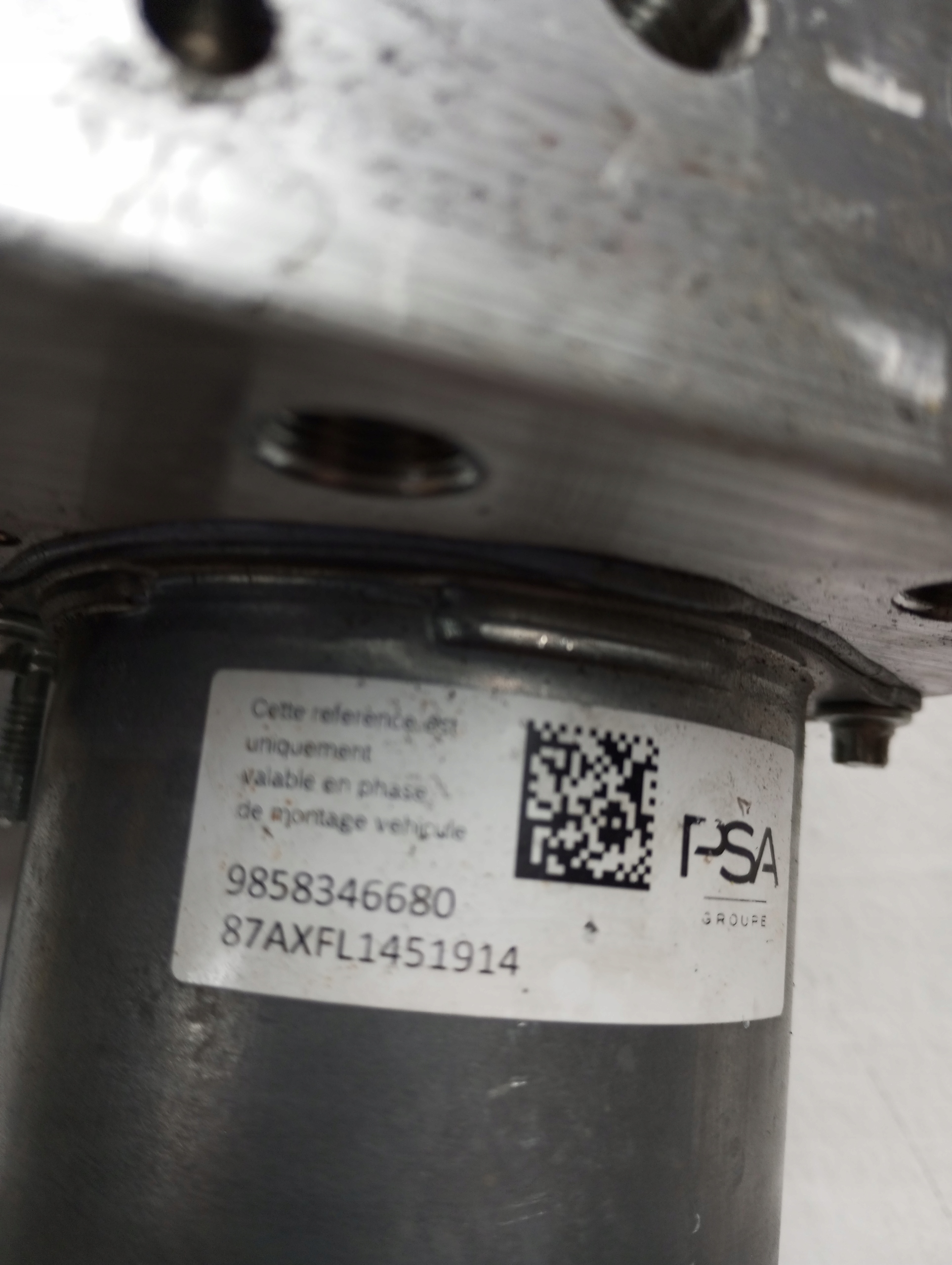 ABS Servofreno Peugeot 3008 III 9858346680