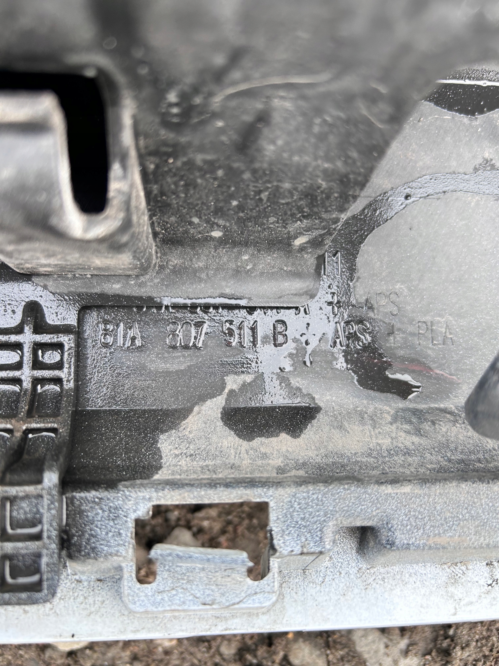bumper rear part rear AUDI Q2 81A S-LINE nr.117