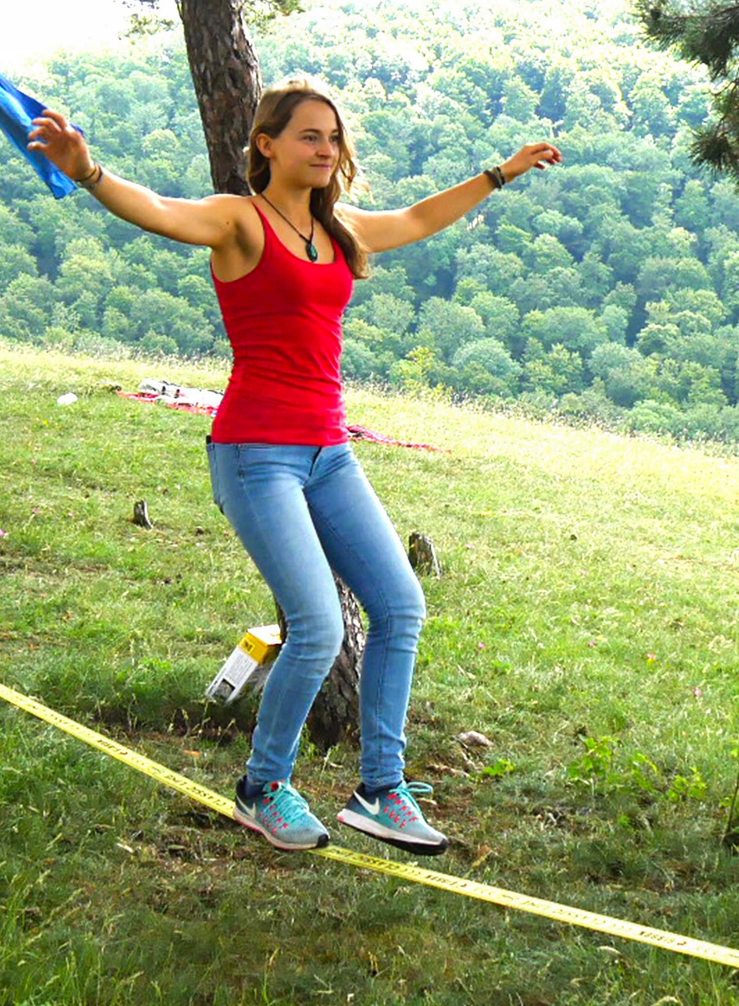 Slackline Gibbon Slacklines Classic Line XL Treewear Set Kolor żółty