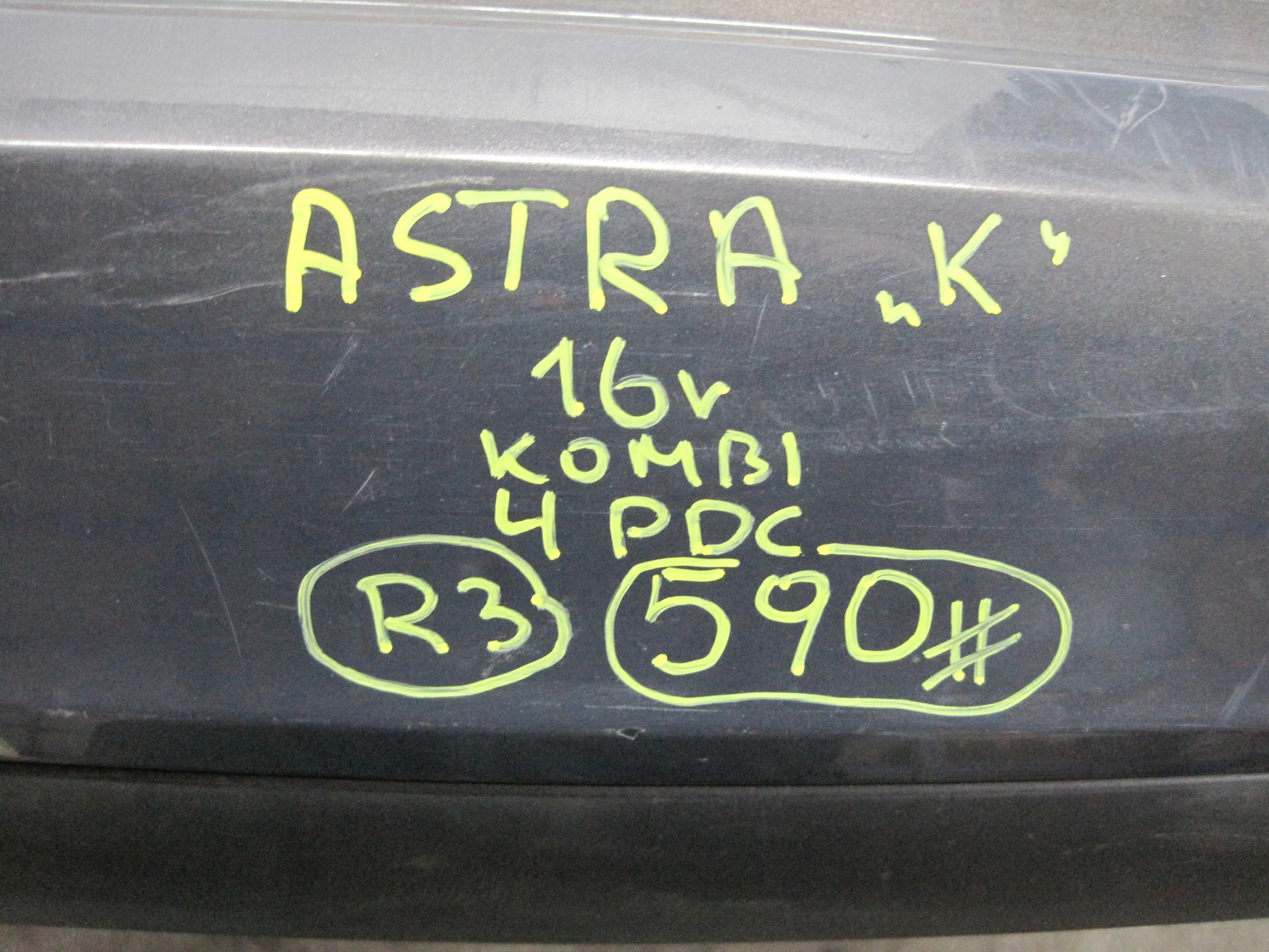 bumper Opel ASTRA K KOMBI 4 PDC rear part rear