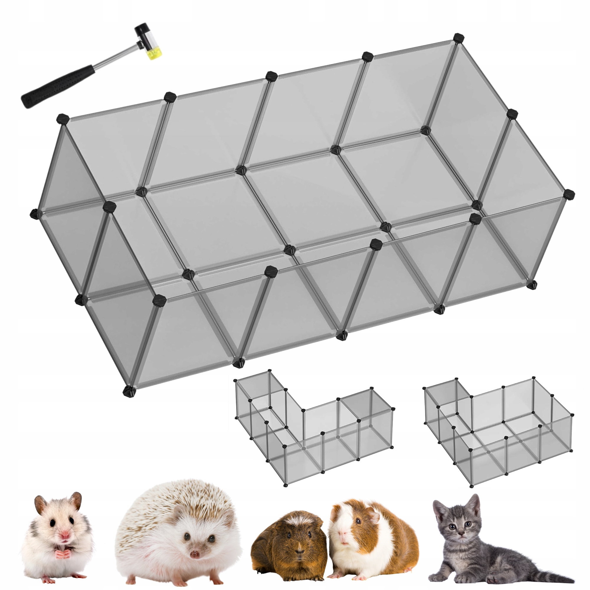 Levně Ohrada Pro Zvířata Výběh Pro Hlodavce Králíků Ježka Křečka Prasátka Klec