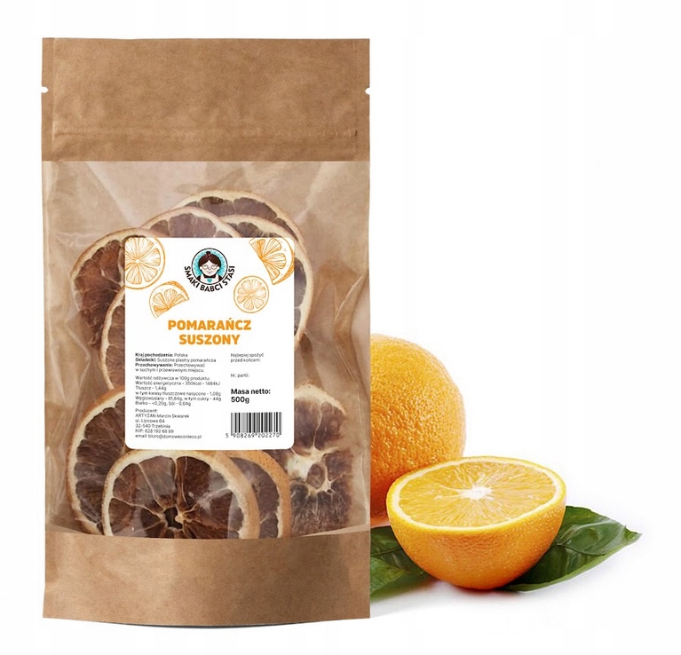 Pomeranč Sušené Plátky Suchá Ozdoba Čaj Ozdoba Čaj Dekorace 500 g