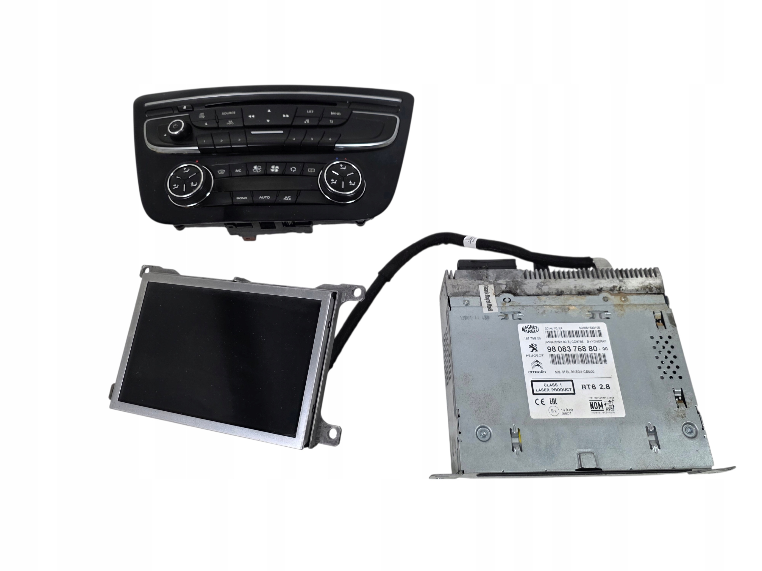 PEUGEOT 508 2011 navigation complete 9808376880 9804376180