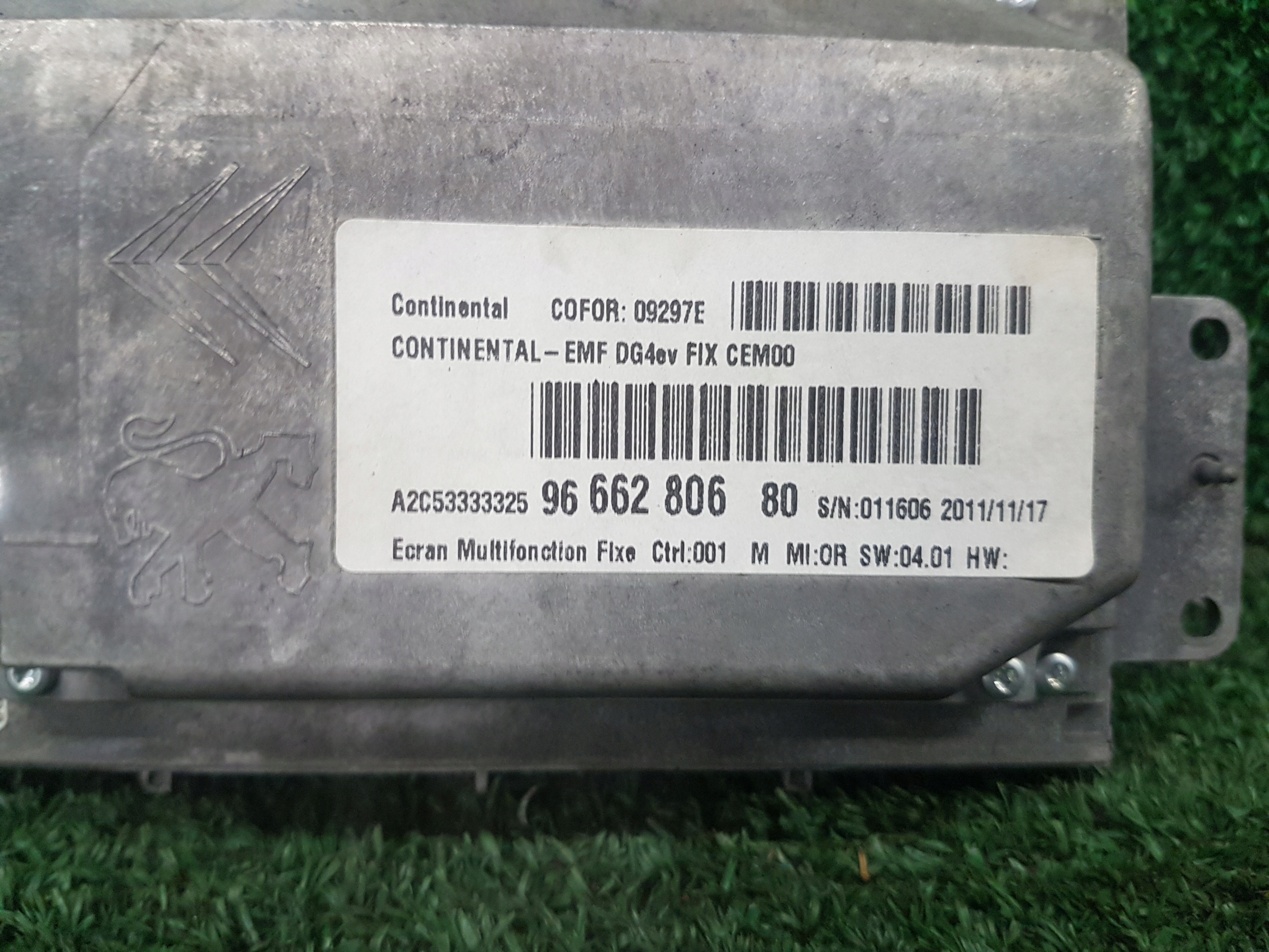 display RADIA CITROEN C5 III 9666280680