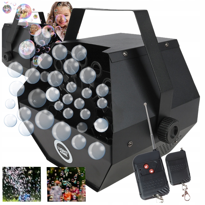 Wytwornica Maszyna Do Baniek Bańkownica Duże Bańki Pilot Bezprzewodowy