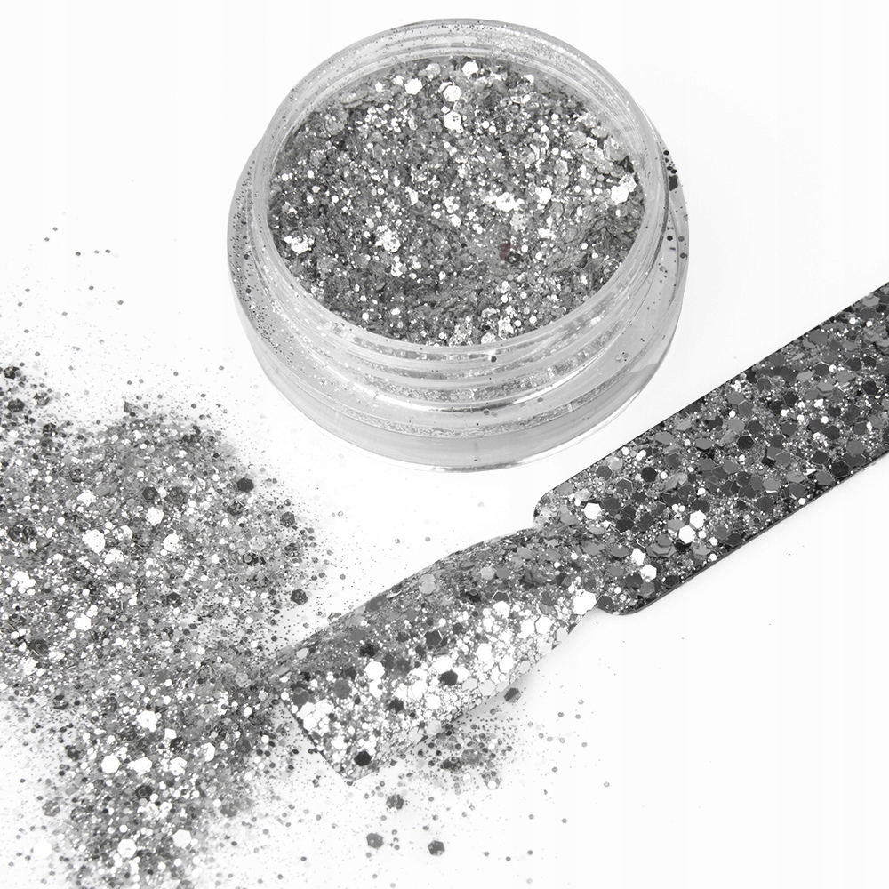 PYŁEK DO PAZNOKCI ELEGANCE EFFECT BROKAT OZDOBA 02